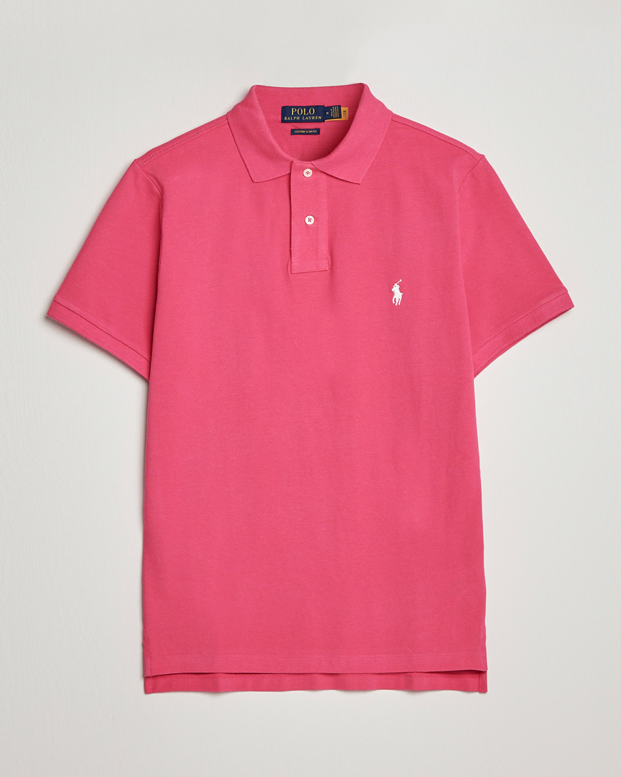 Men | Polo Shirts | Polo Ralph Lauren | Custom Slim Fit Polo Hot Pink