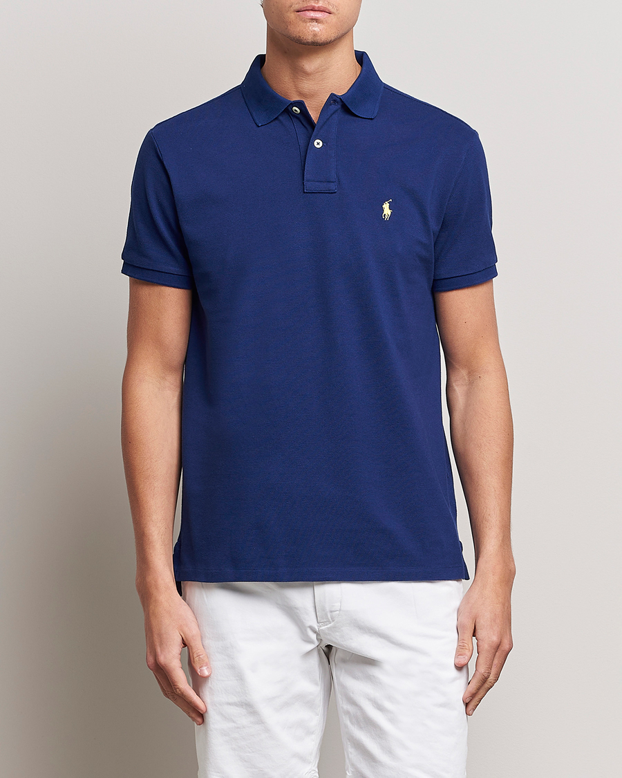 Men | Polo Shirts | Polo Ralph Lauren | Custom Slim Fit Polo Fall Royal