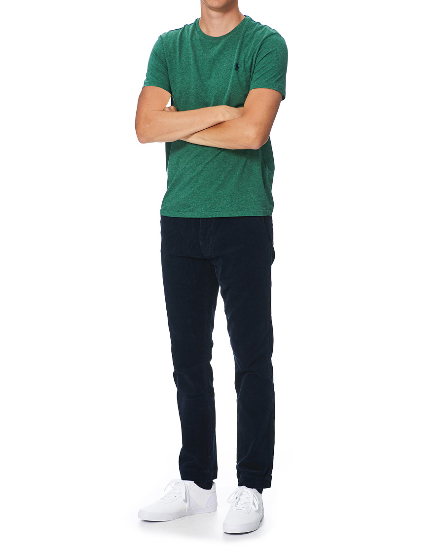 Men | T-Shirts | Polo Ralph Lauren | Custom Slim Fit Crew Neck Tee Green Heather