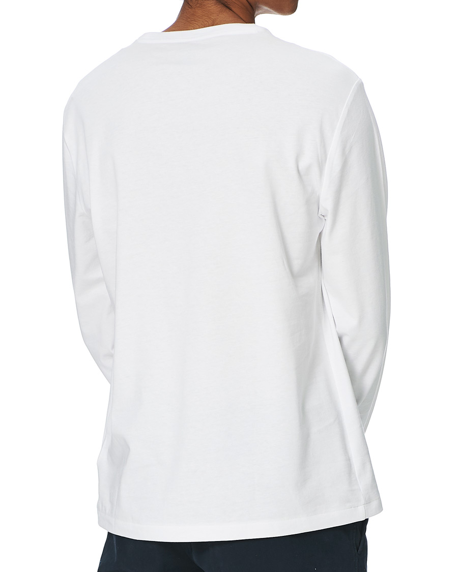 Men | T-Shirts | Polo Ralph Lauren | Custom Slim Fit Long Sleeve Tee White