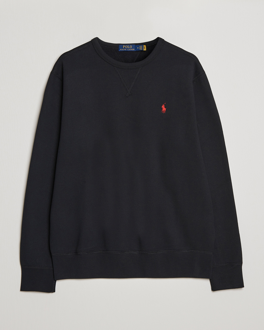 Men | Sweaters & Knitwear | Polo Ralph Lauren | Crew Neck Sweatshirt Polo Black