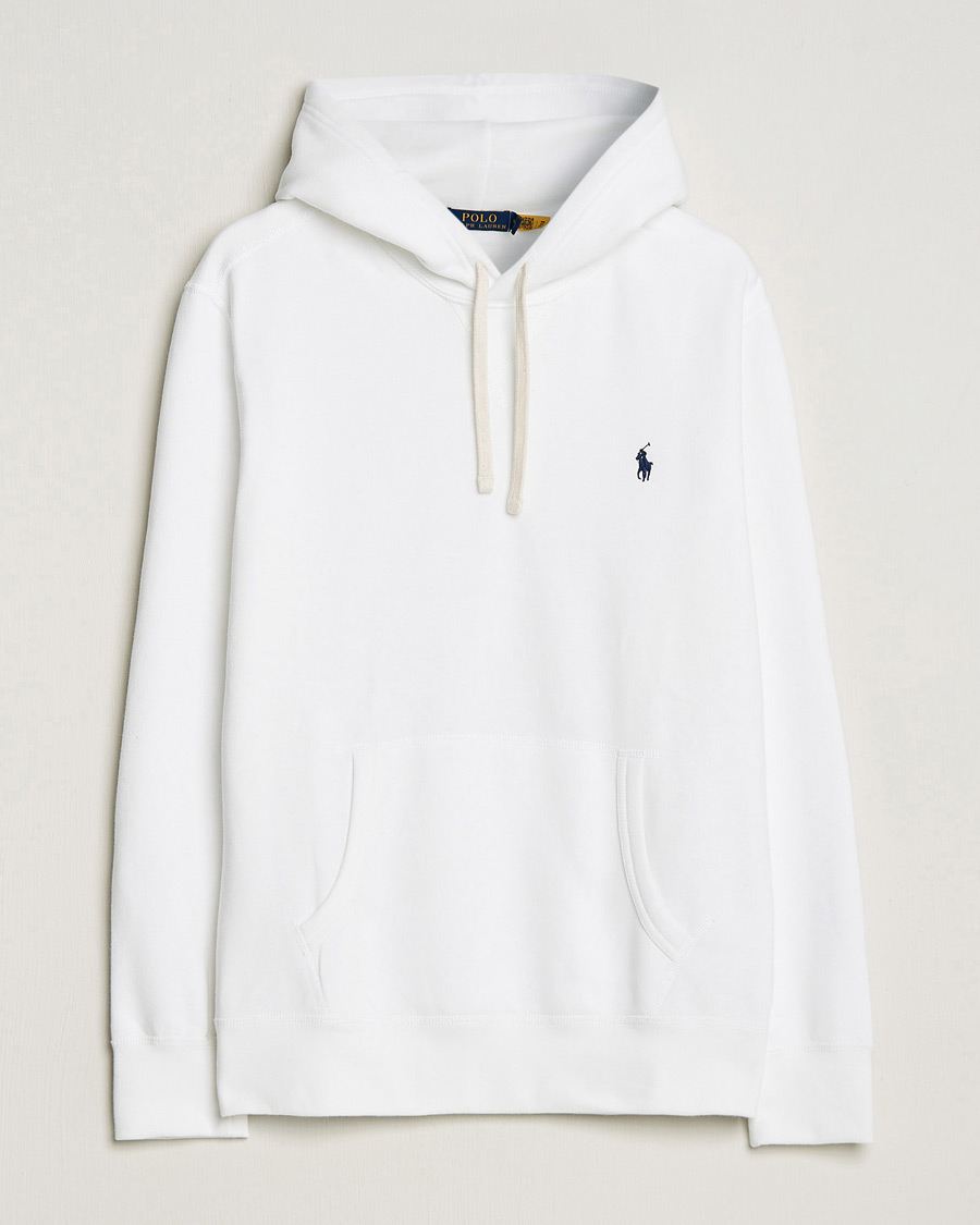Men | Sweaters & Knitwear | Polo Ralph Lauren | RL Fleece Hoodie White