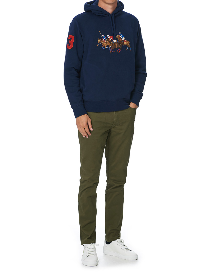 Men | Sweaters & Knitwear | Polo Ralph Lauren | Match Club Magic Fleece Hoodie Newport Navy