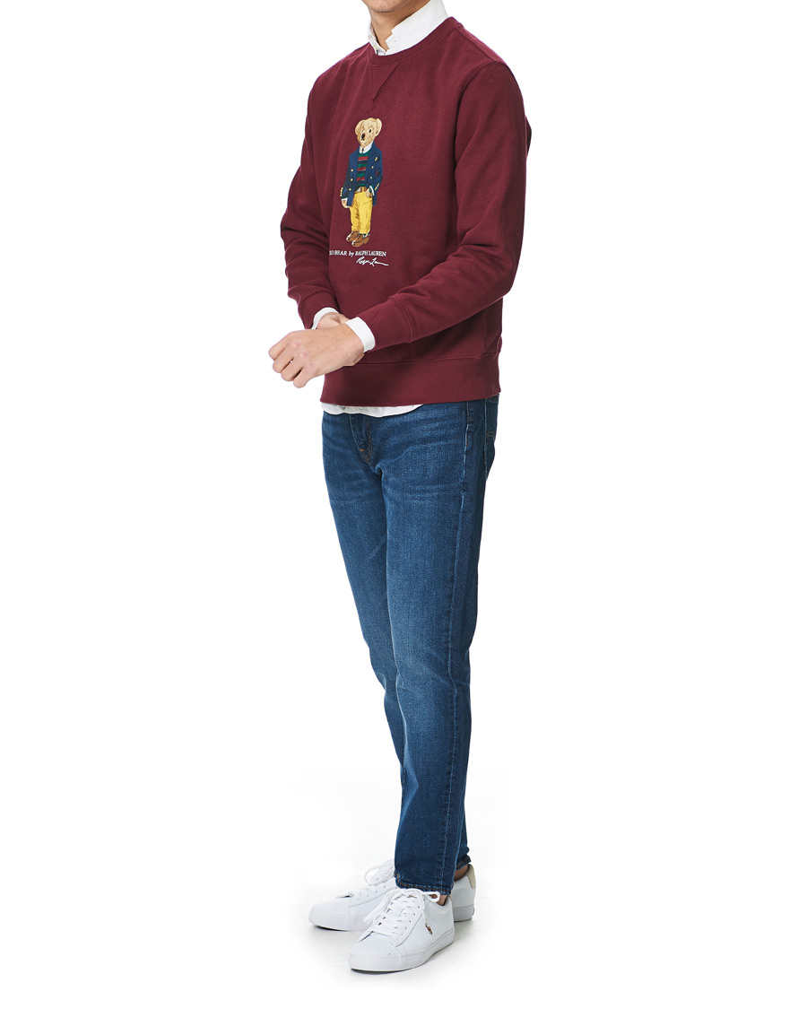 Men | Sweaters & Knitwear | Polo Ralph Lauren | Bear Sweatshirt Classic Wine