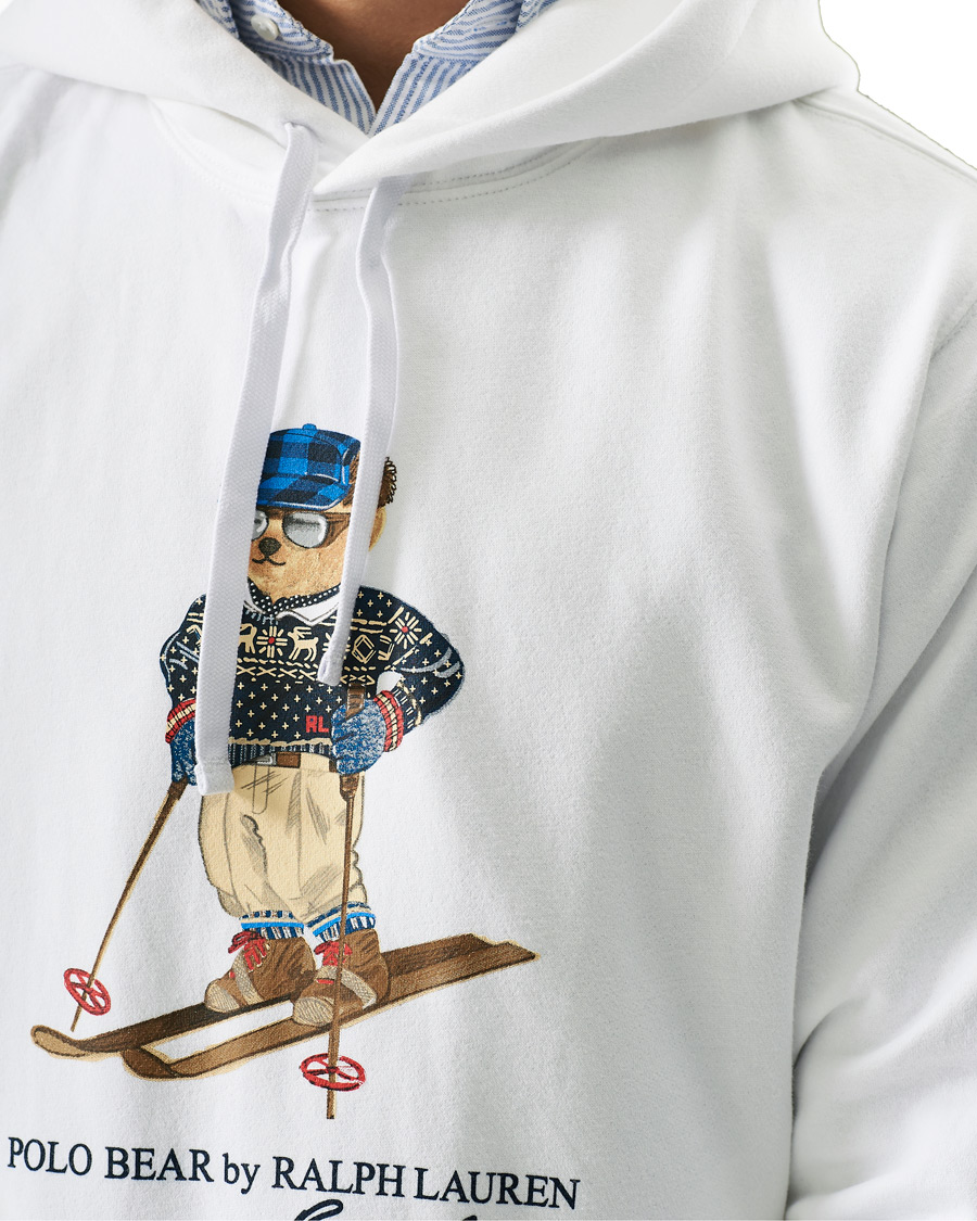 Men | Sweaters & Knitwear | Polo Ralph Lauren | Skiing Bear Hoodie White