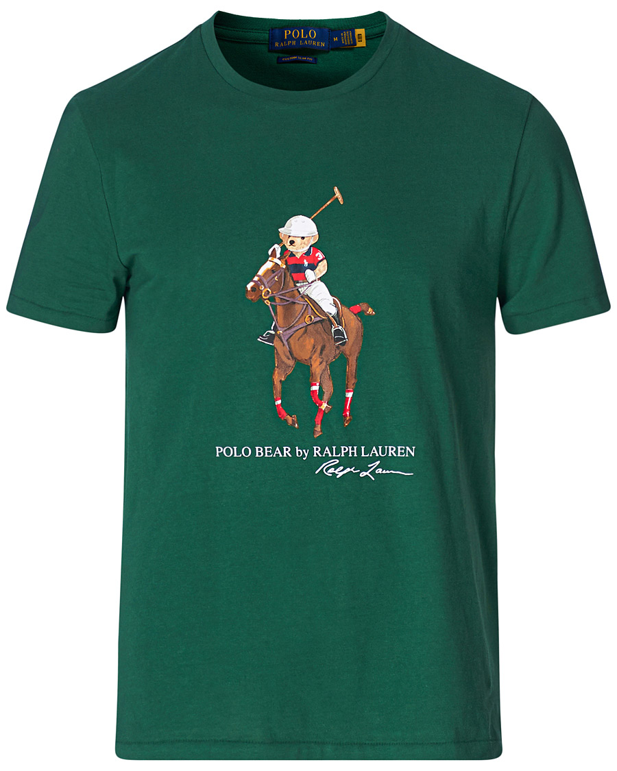 Men | T-Shirts | Polo Ralph Lauren | Bear Pony Crew Neck Tee Verano Green