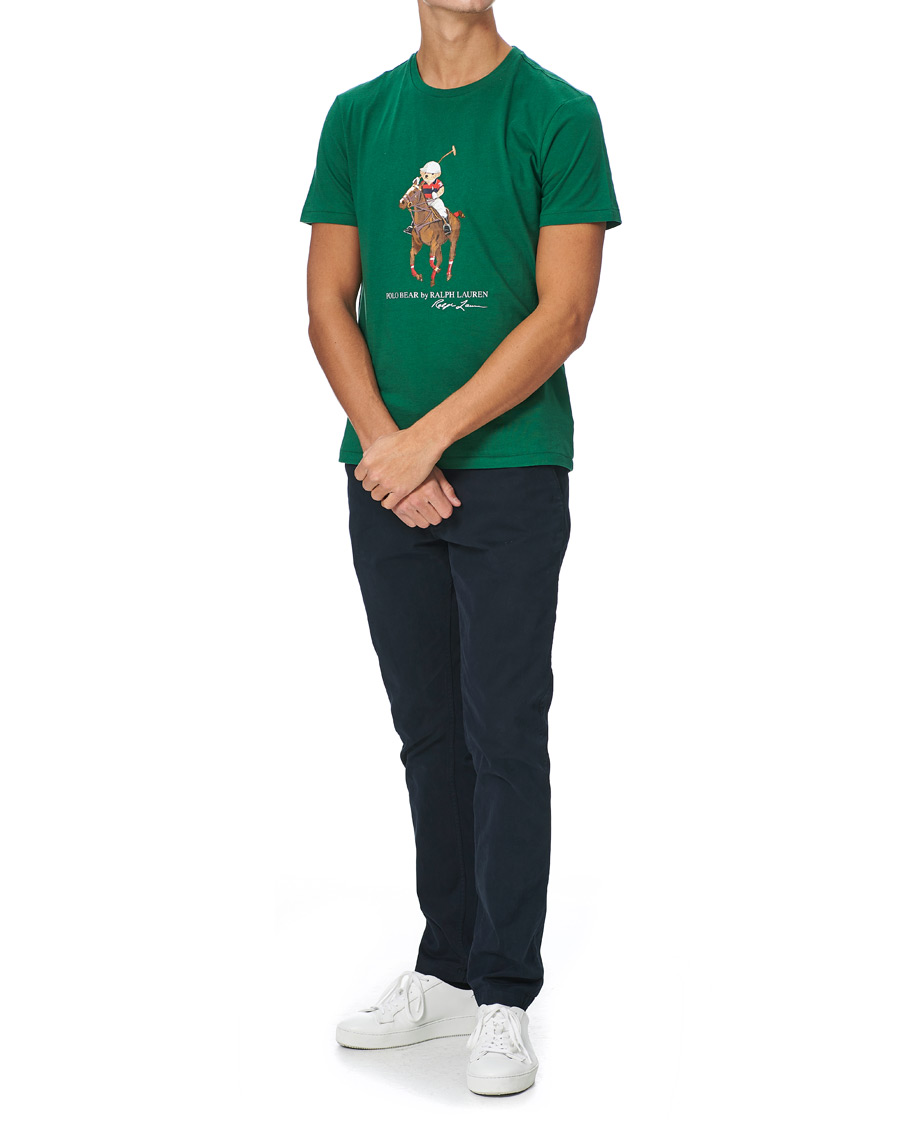Men | T-Shirts | Polo Ralph Lauren | Bear Pony Crew Neck Tee Verano Green
