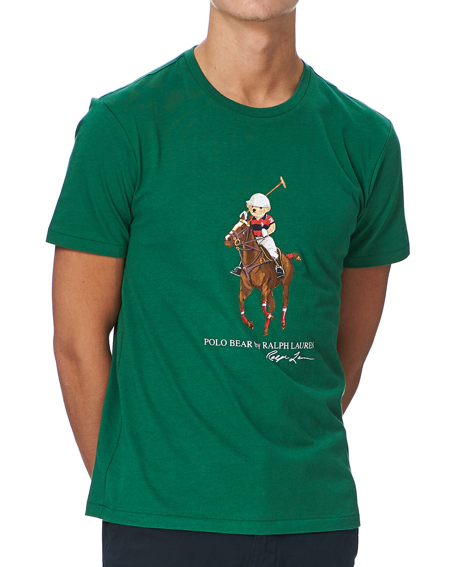 Men | T-Shirts | Polo Ralph Lauren | Bear Pony Crew Neck Tee Verano Green