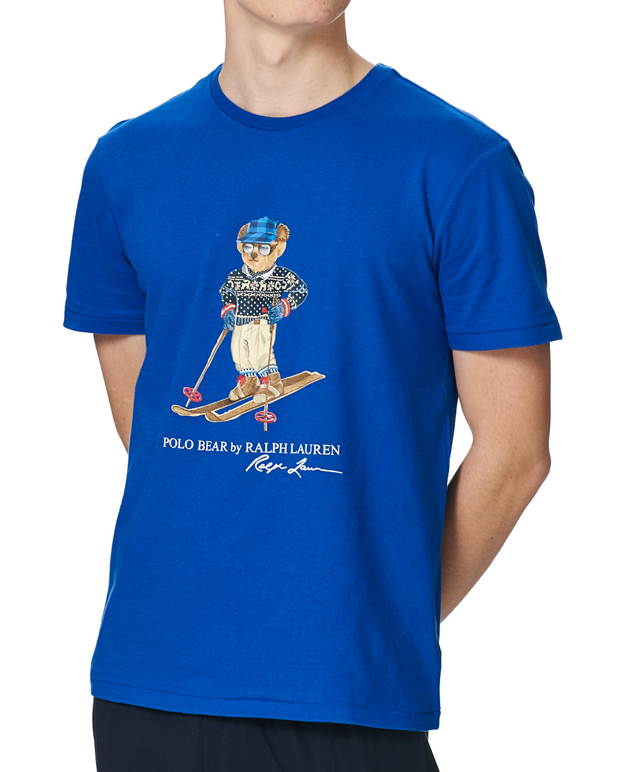 Men | T-Shirts | Polo Ralph Lauren | Skiing Bear Crew Neck Tee Sapphire Star