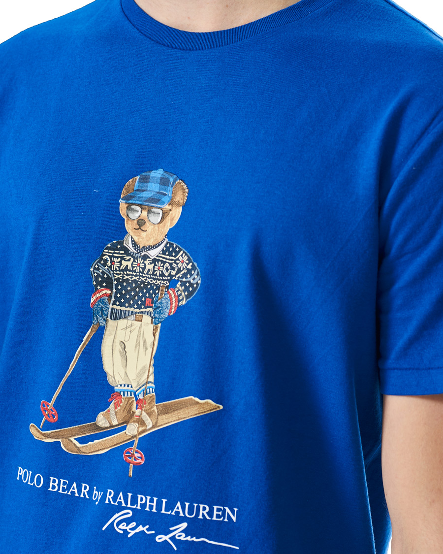Men | T-Shirts | Polo Ralph Lauren | Skiing Bear Crew Neck Tee Sapphire Star