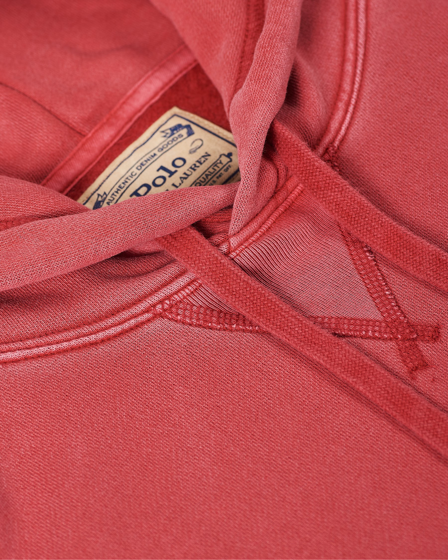 Men | Sweaters & Knitwear | Polo Ralph Lauren | Garment Dyed Hoodie Northwest Deep Red