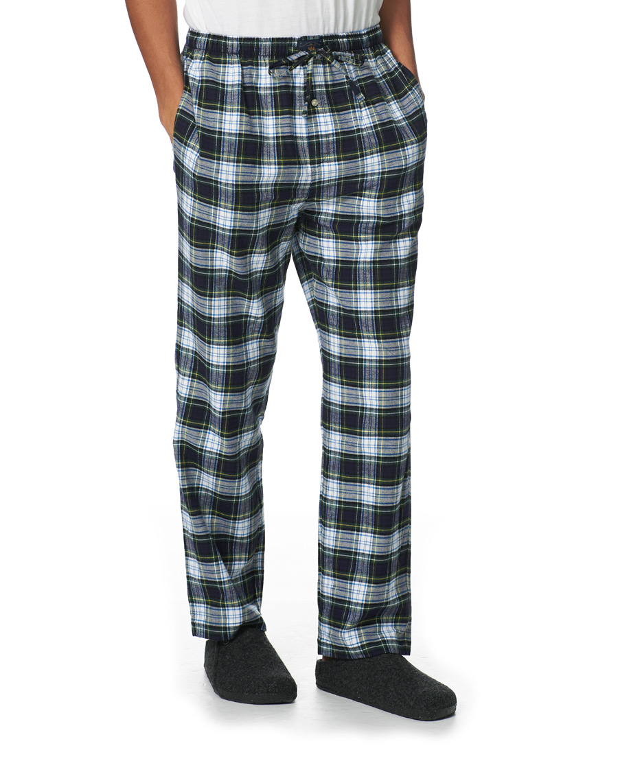 Men | Pyjamas & Robes | Polo Ralph Lauren | Flannel Pyjama Set Evergreen Plaid