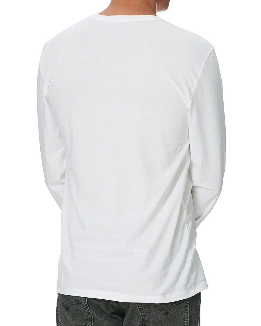 Men | T-Shirts | Polo Ralph Lauren | 3-Pack Long Sleeve Tee White/Black/Heather