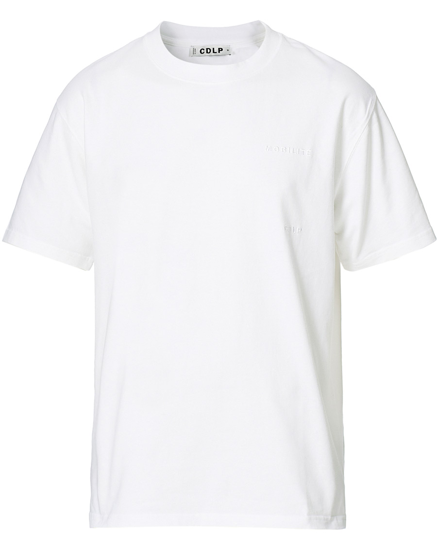 Men | T-Shirts | CDLP | Recycled Cotton Logo Tee White