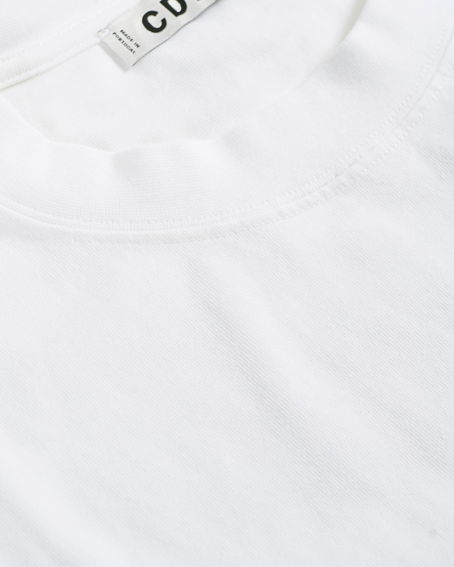 Men | T-Shirts | CDLP | Recycled Cotton Logo Tee White