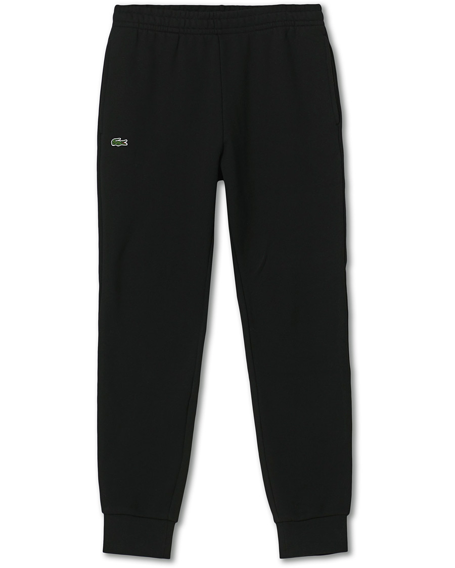 Men | Trousers | Lacoste | Cotton Sweatpants Black