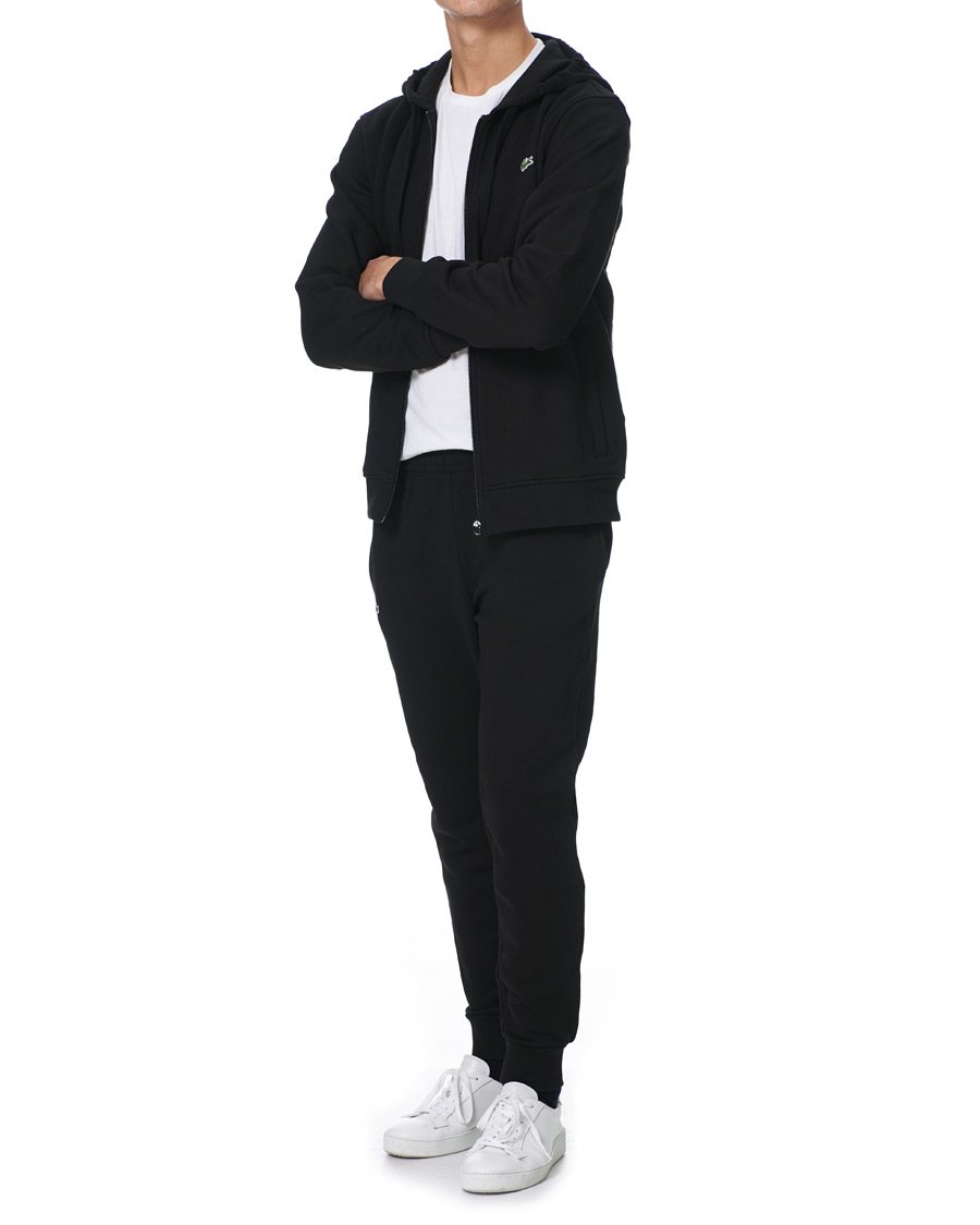 Men | Trousers | Lacoste | Cotton Sweatpants Black