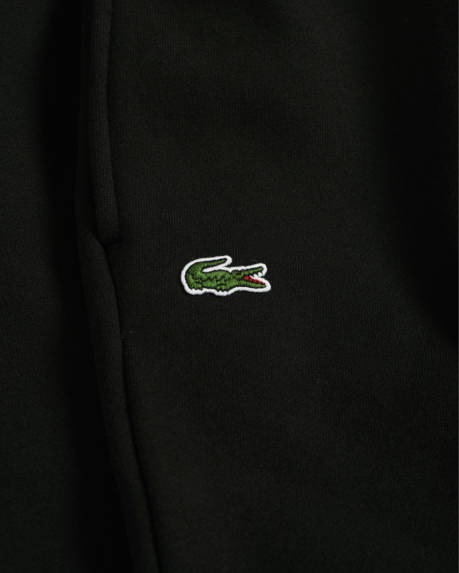 Men | Trousers | Lacoste | Cotton Sweatpants Black