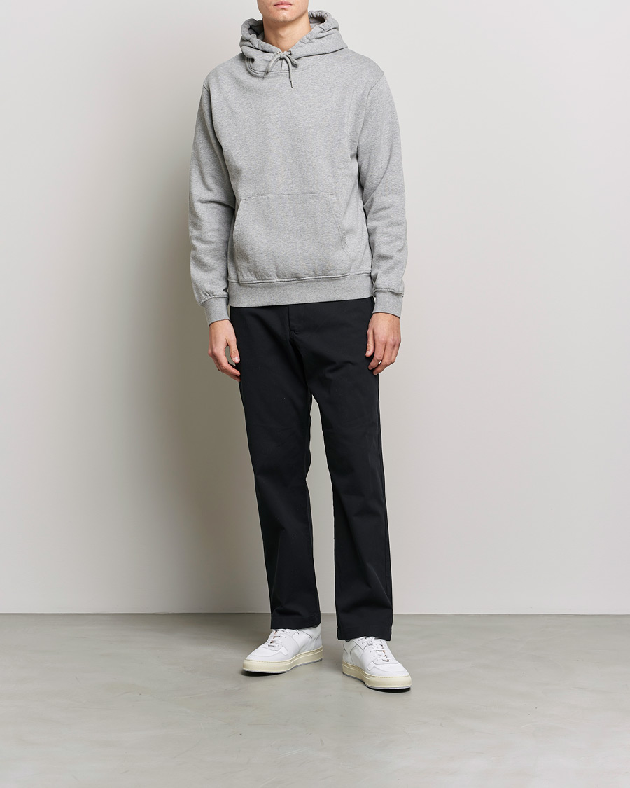 Men | Sweaters & Knitwear | Colorful Standard | Classic Organic Hood Heather Grey