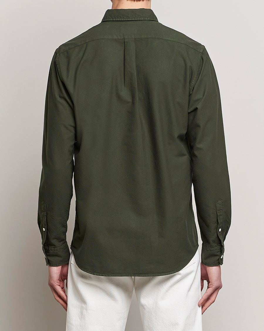 Men | Shirts | Colorful Standard | Classic Organic Oxford Button Down Shirt Hunter Green