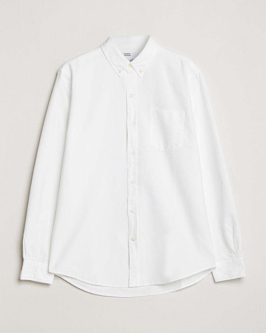 Men | Shirts | Colorful Standard | Classic Organic Oxford Button Down Shirt White