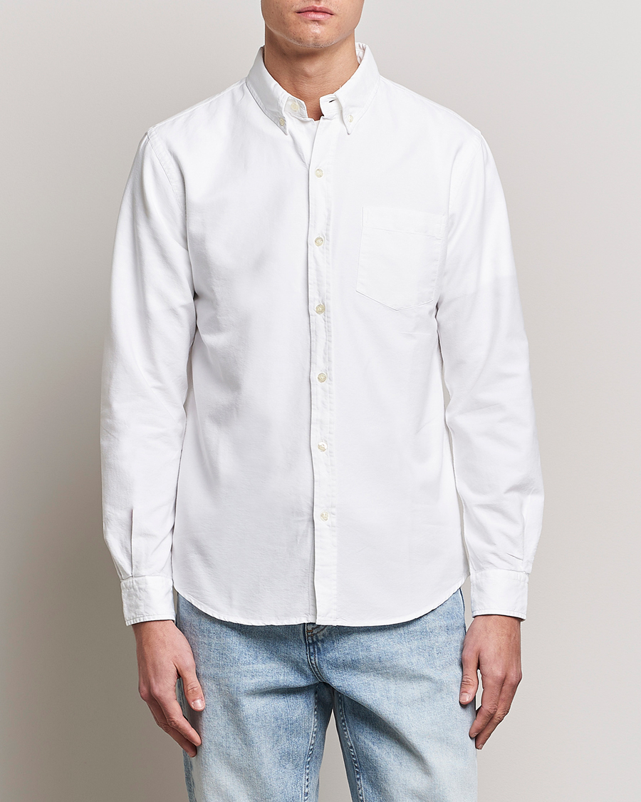 Men | Shirts | Colorful Standard | Classic Organic Oxford Button Down Shirt White