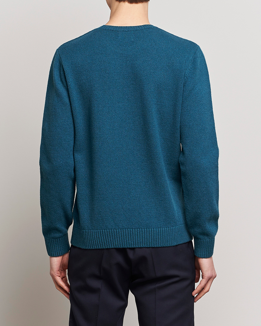 Men | Sweaters & Knitwear | Colorful Standard | Classic Merino Wool Crew Neck Ocean Green
