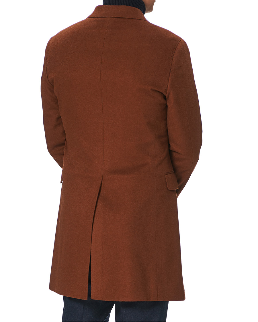 Men | Coats & Jackets | Oscar Jacobson | Sebastian Double Breasted Cashmere Coat Camel