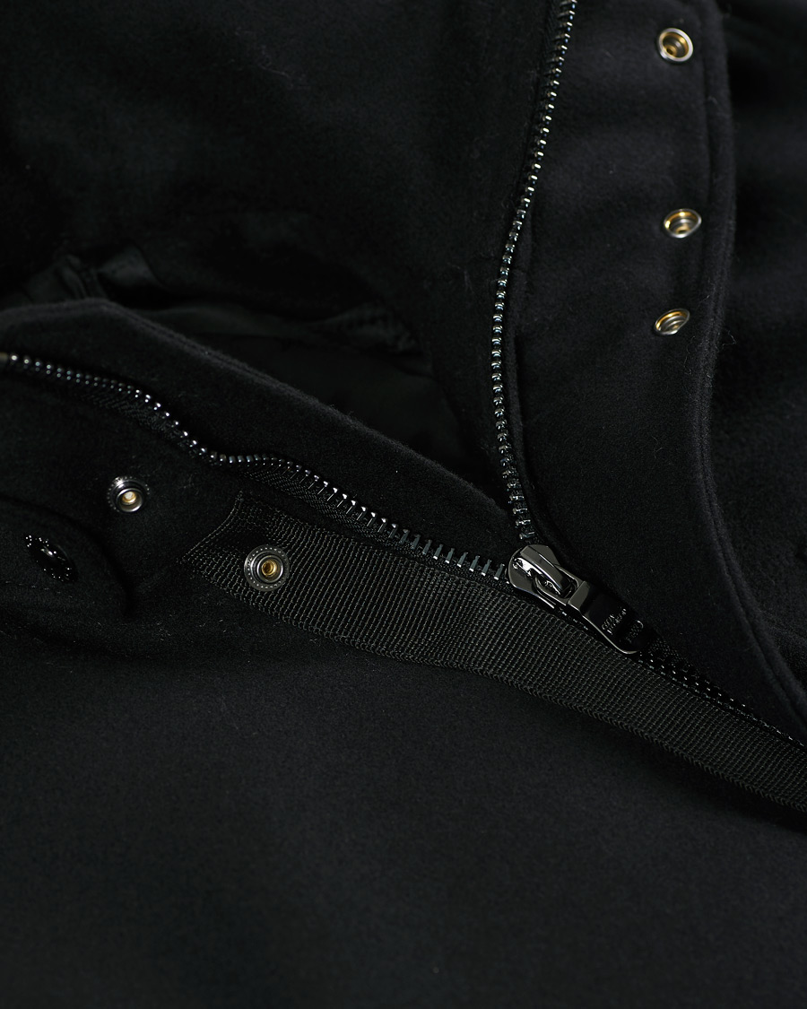 Men | Coats & Jackets | Oscar Jacobson | Dammond Padded Wool Parka Black