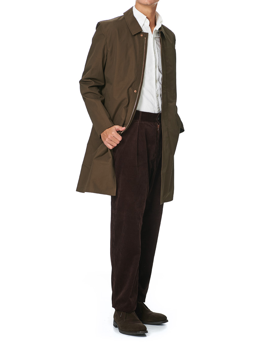 Men | Trousers | Private White V.C. | Pocket Corduroy Trousers Chocolate
