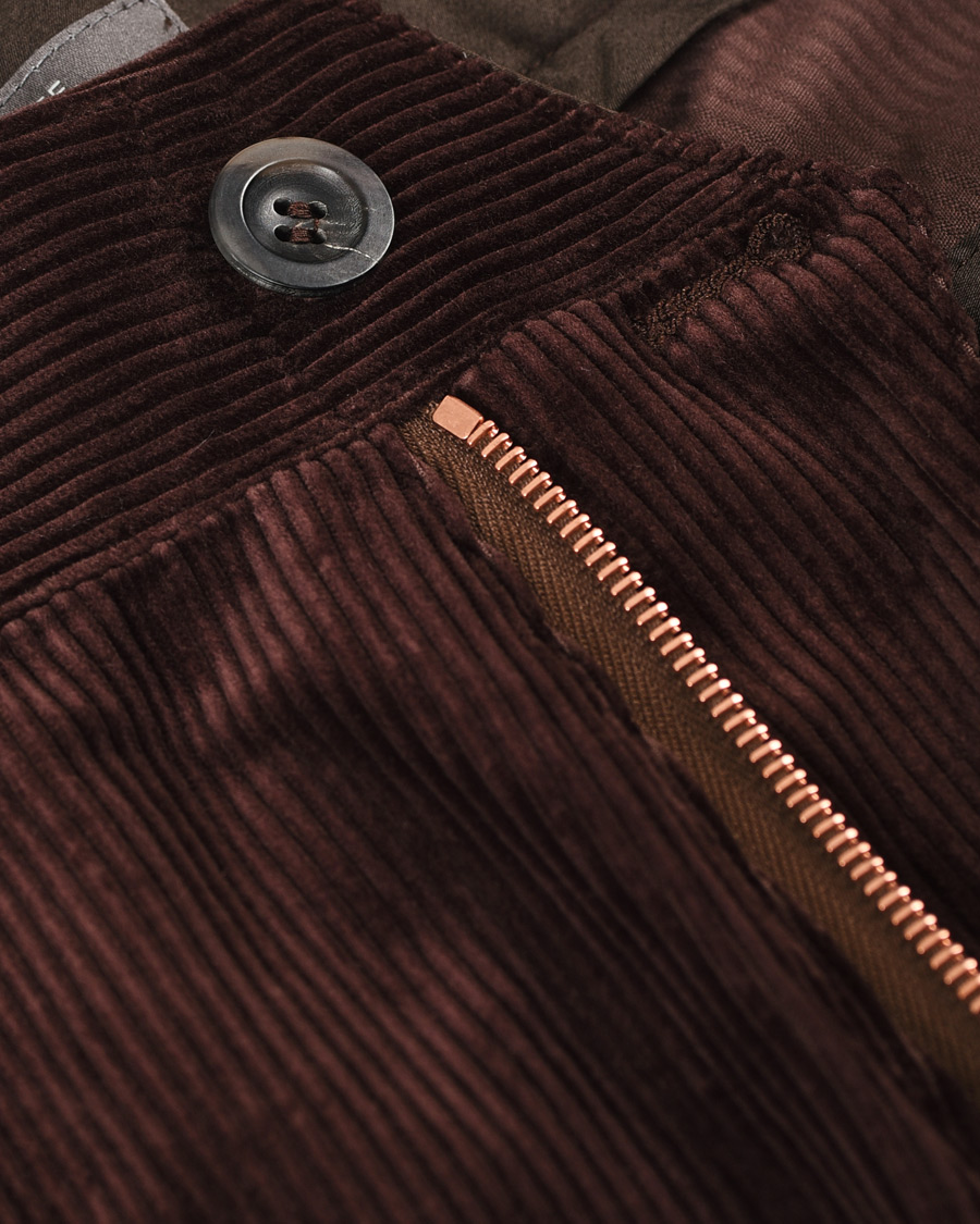 Men | Trousers | Private White V.C. | Pocket Corduroy Trousers Chocolate