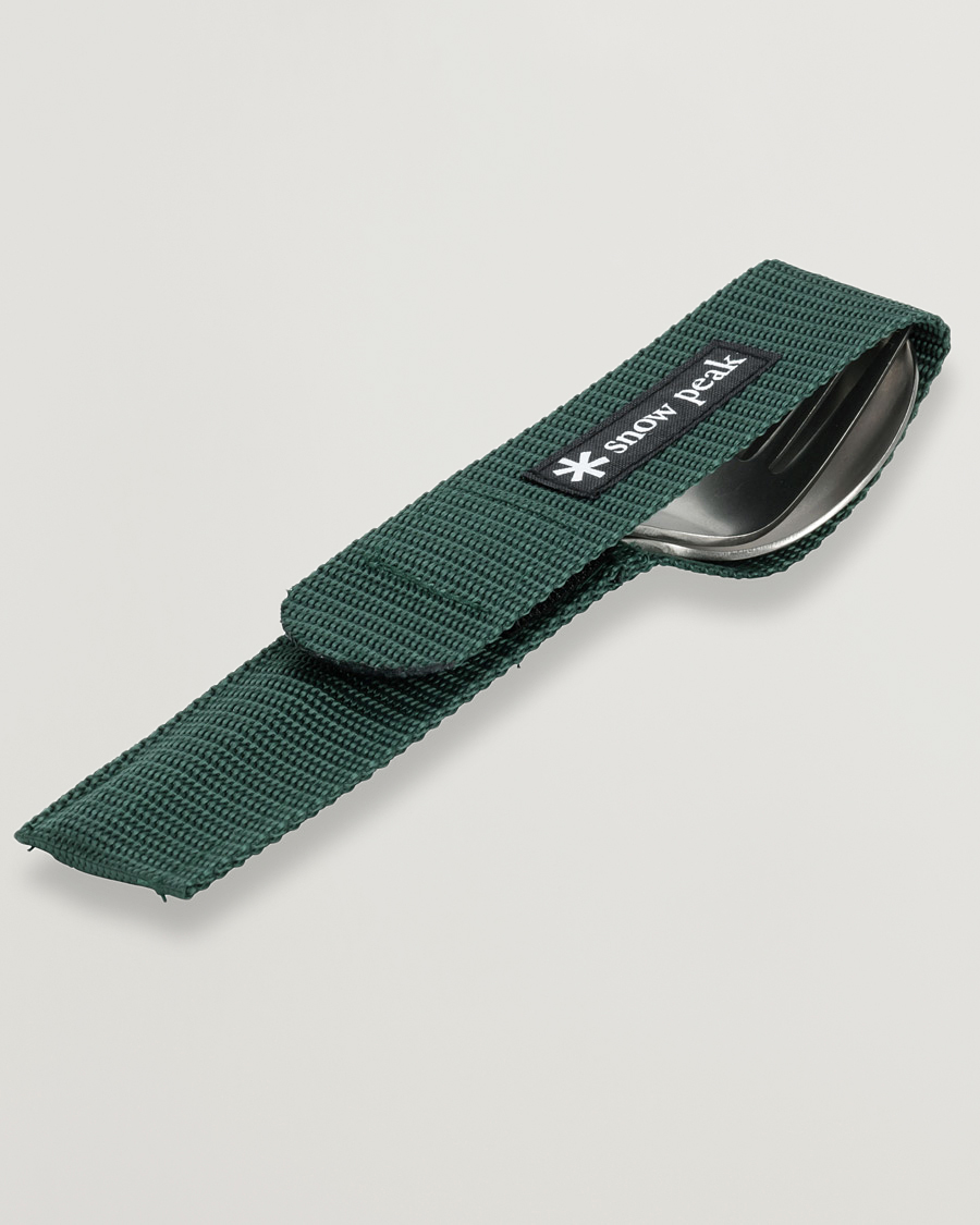 Men | Camping gear | Snow Peak | Fork & Spoon Set Titanium