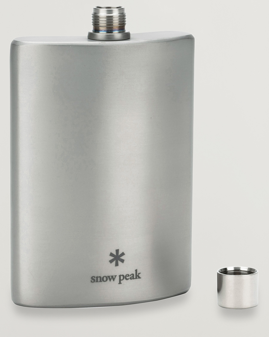 Men | Camping gear | Snow Peak | Hip Flask Titanium
