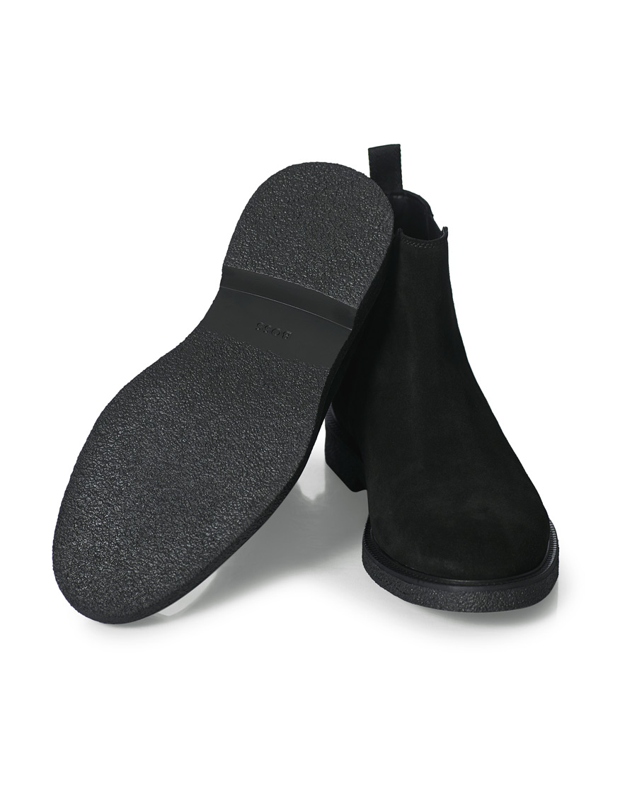 Men | BOSS Tunley Suede Chelsea Boots Black | BOSS BLACK | BOSS Tunley Suede Chelsea Boots Black