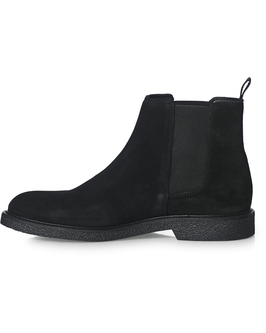Men | BOSS Tunley Suede Chelsea Boots Black | BOSS BLACK | BOSS Tunley Suede Chelsea Boots Black
