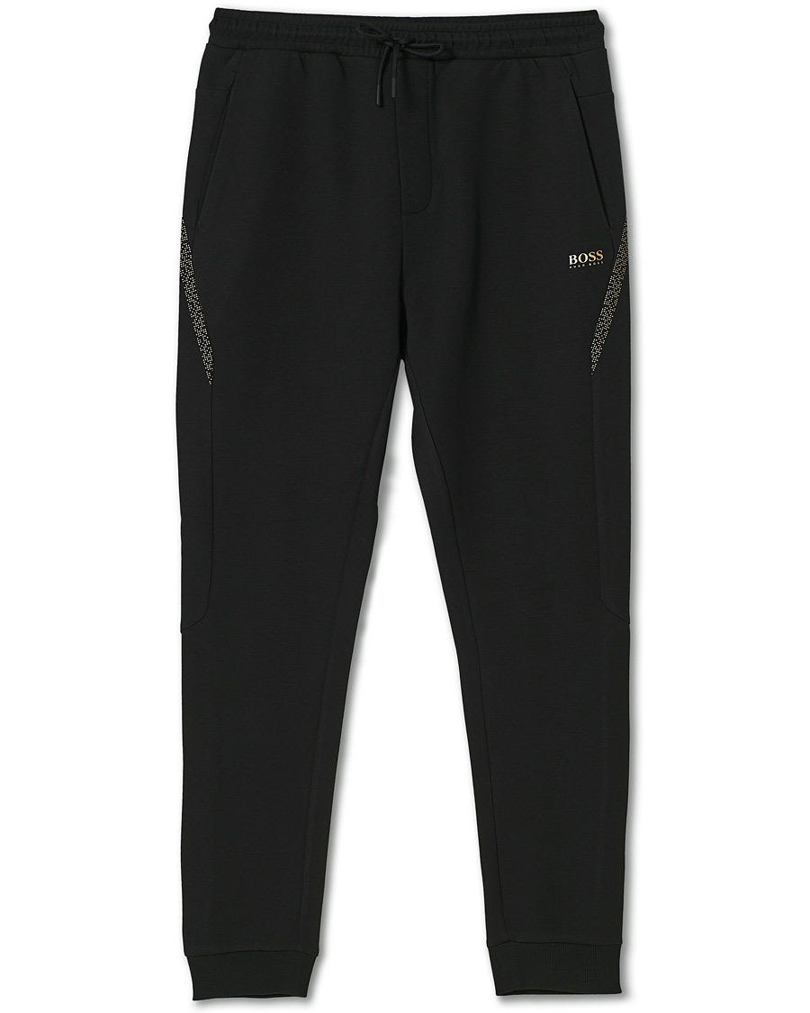 Men | Trousers | BOSS GREEN | BOSS Athleisure Hadiko Sweatpants Black