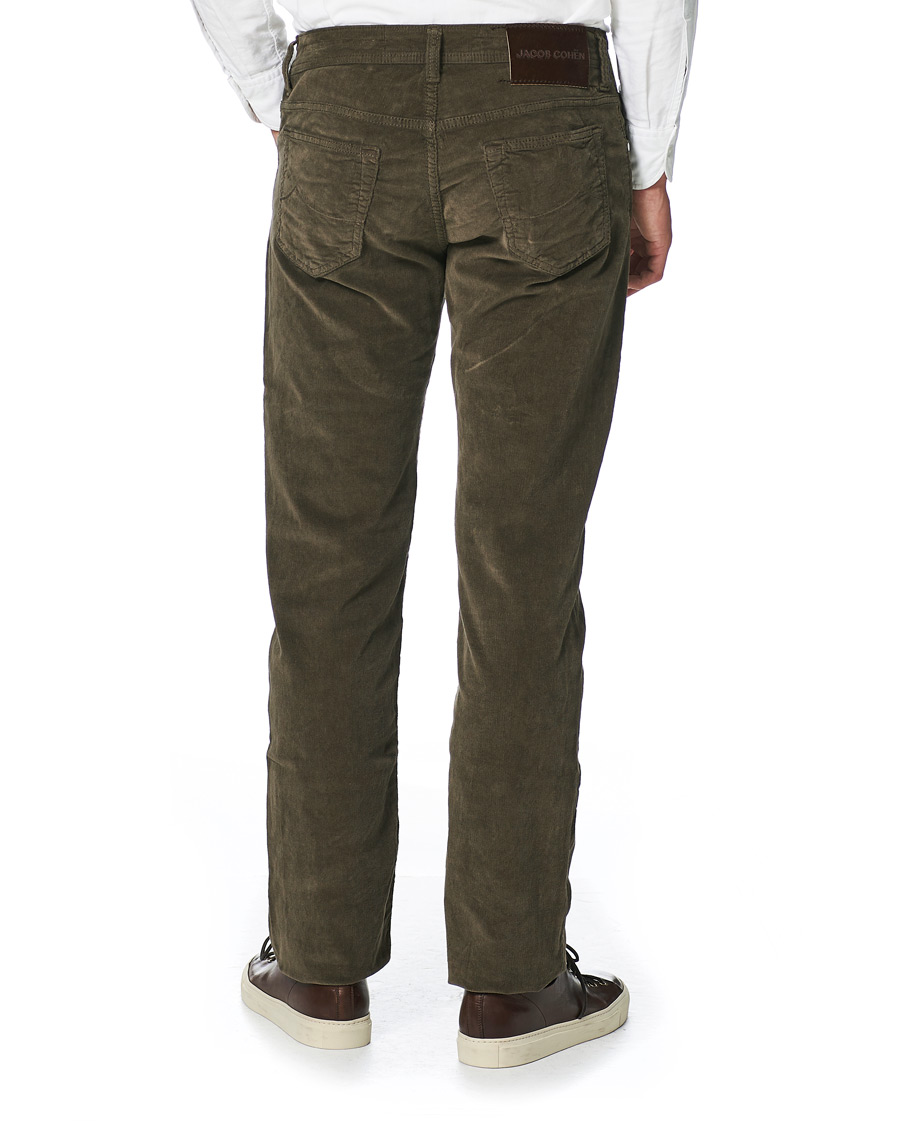 Men | Trousers | Jacob Cohën | 688 Bard 5-Pocket Corduroy Trousers Brown