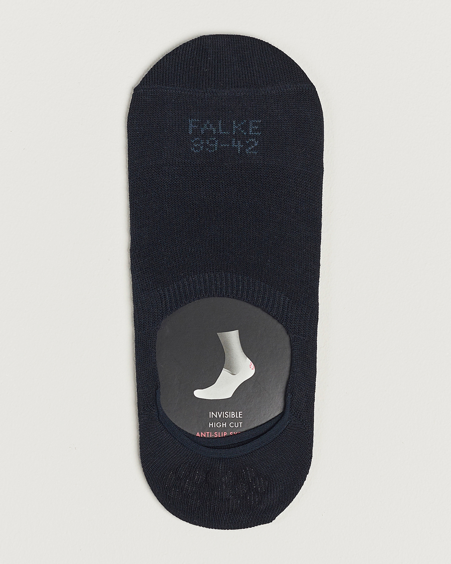 Men | Underwear & Socks | Falke | Casual High Cut Sneaker Socks Dark Navy