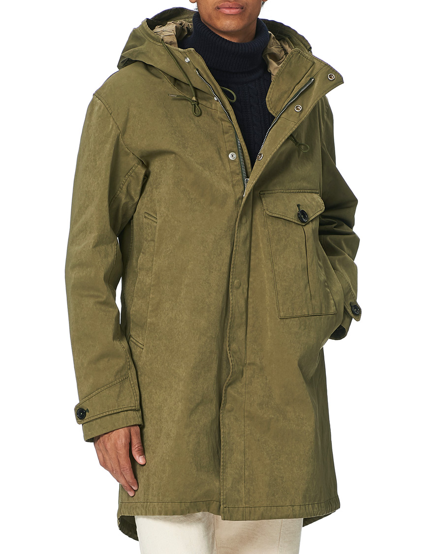 Men | Coats & Jackets | Ten c | OJJ Cyclone Parka Olive