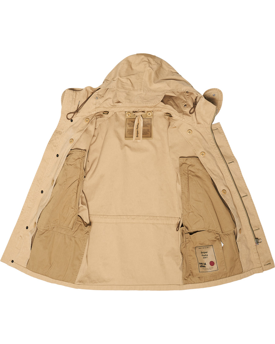 Men | Coats & Jackets | Ten c | OJJ Sniper Parka Sand