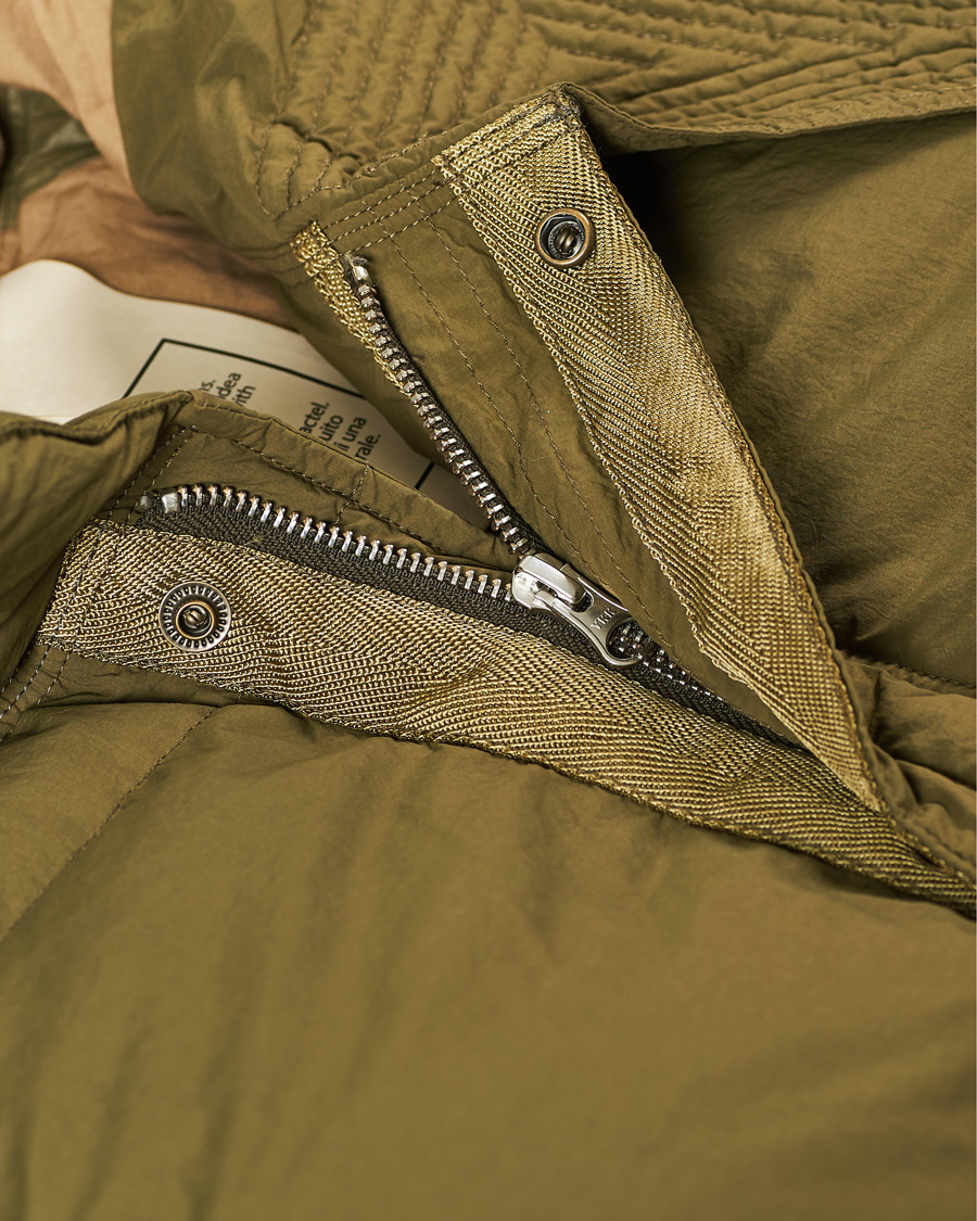 Men | Coats & Jackets | Ten c | Artic Garment Dyed Down Jacket Olive