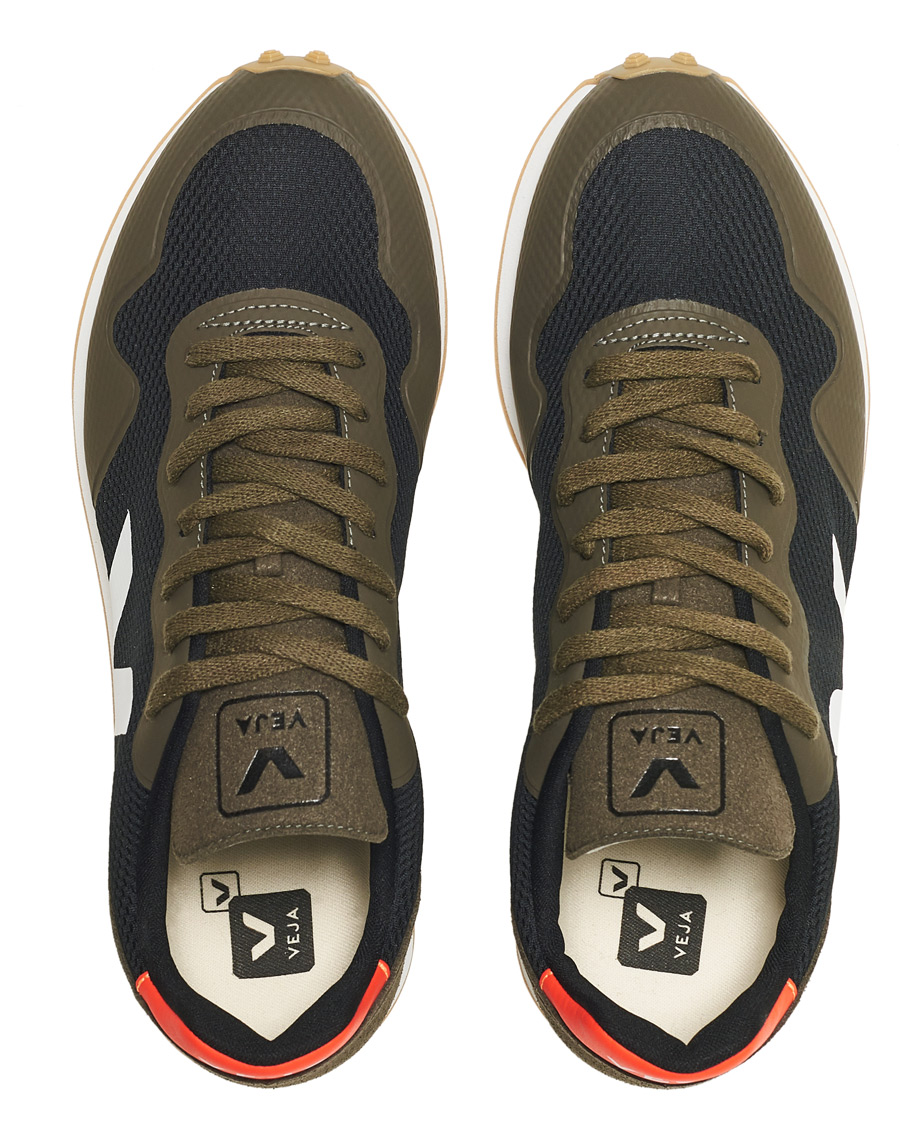 Men | Veja SDU Vegan Running Sneaker Black/White/Khaki | Veja | SDU Vegan Running Sneaker Black/White/Khaki