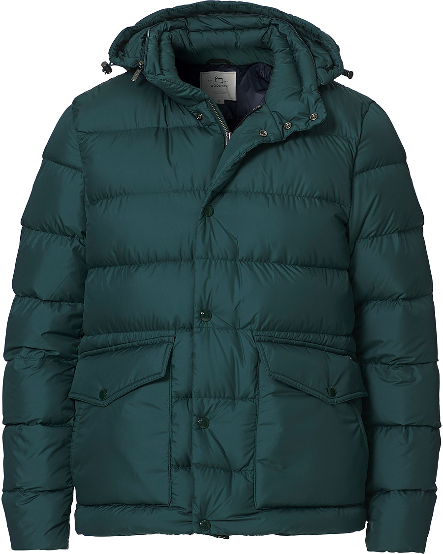 Men | Coats & Jackets | Woolrich | Sierra Hooded Puffer Jacket Stand