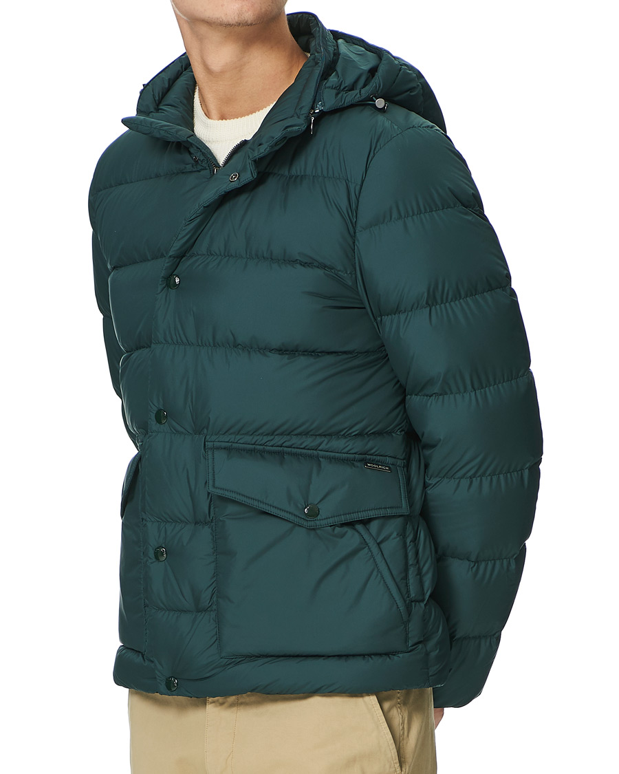 Men | Coats & Jackets | Woolrich | Sierra Hooded Puffer Jacket Stand