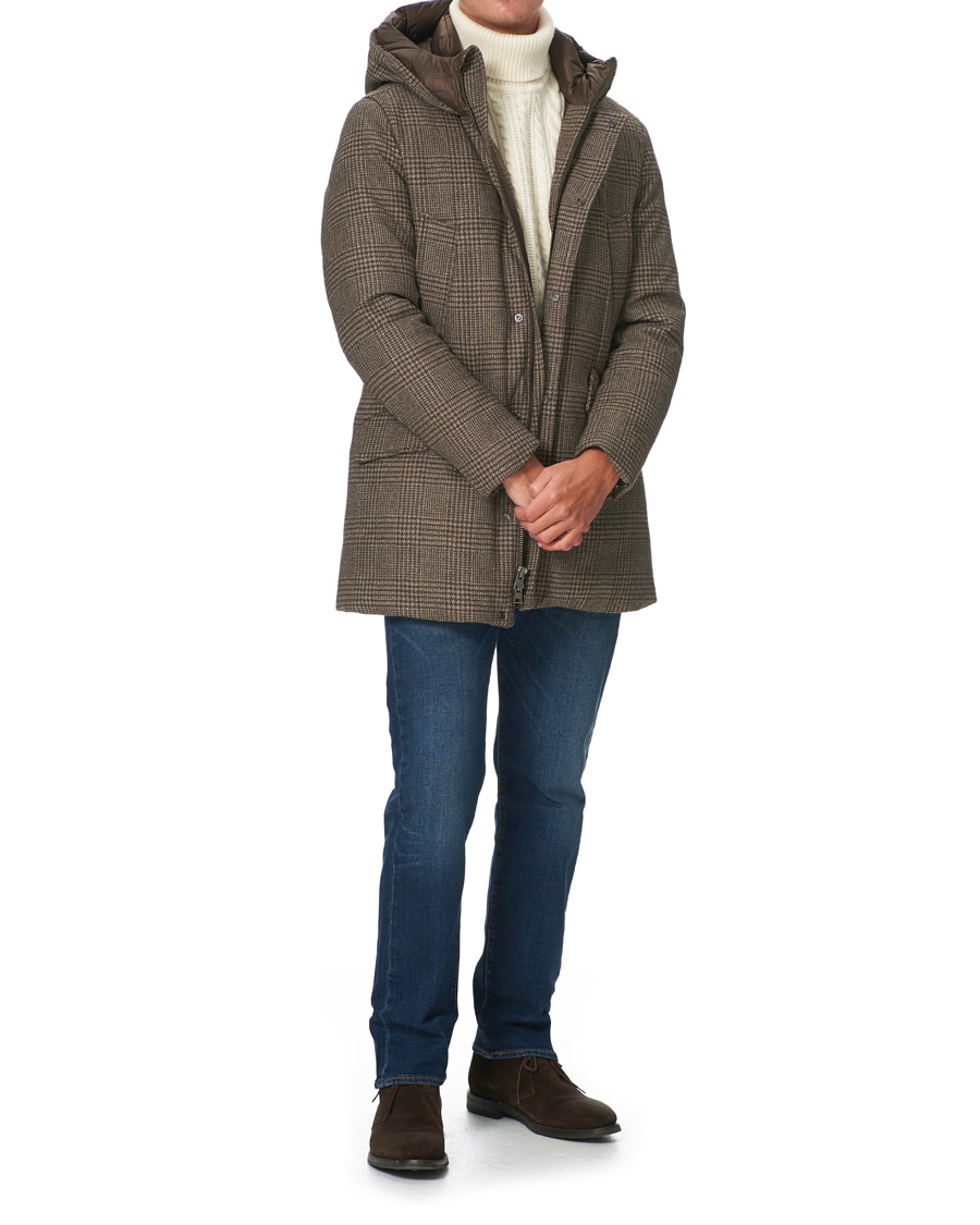 Men | Coats & Jackets | Woolrich | Polar Luxury Eco Wool Parka Prince of Wales