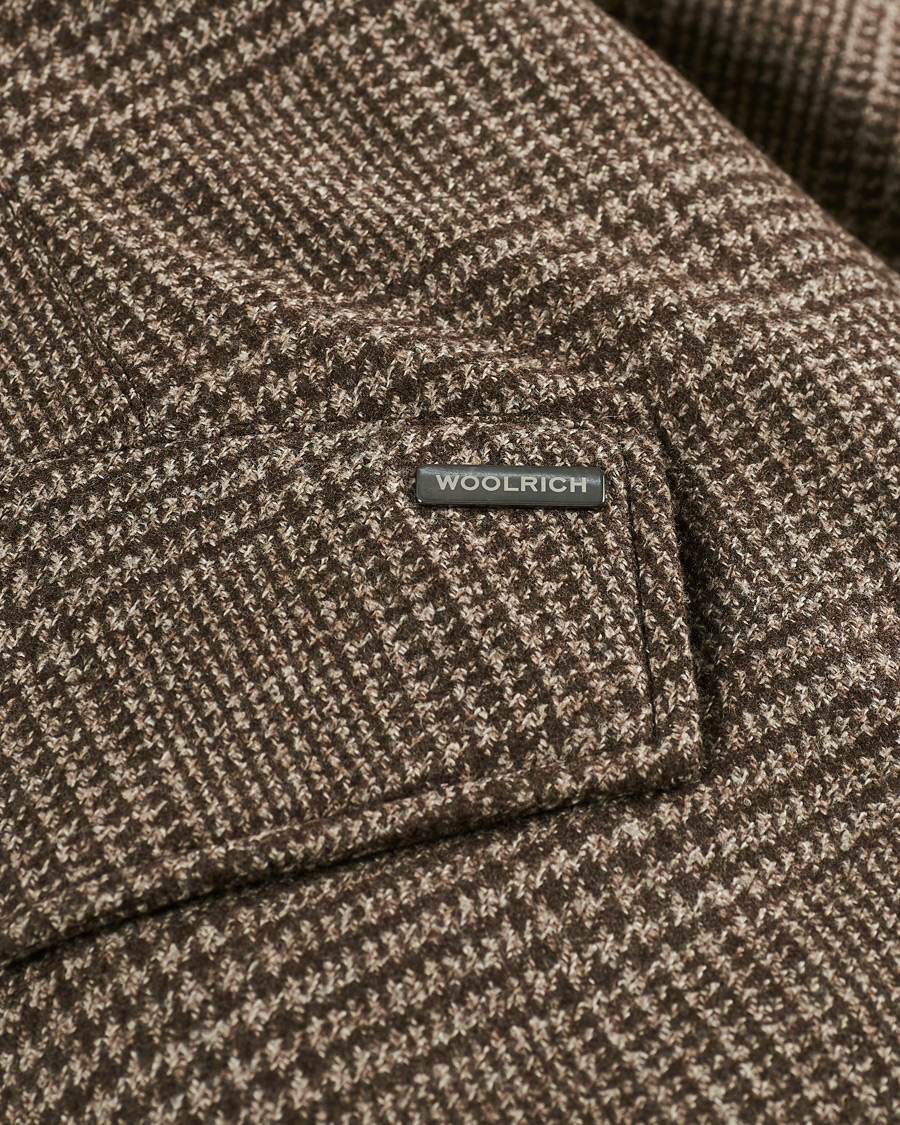 Men | Coats & Jackets | Woolrich | Polar Luxury Eco Wool Parka Prince of Wales