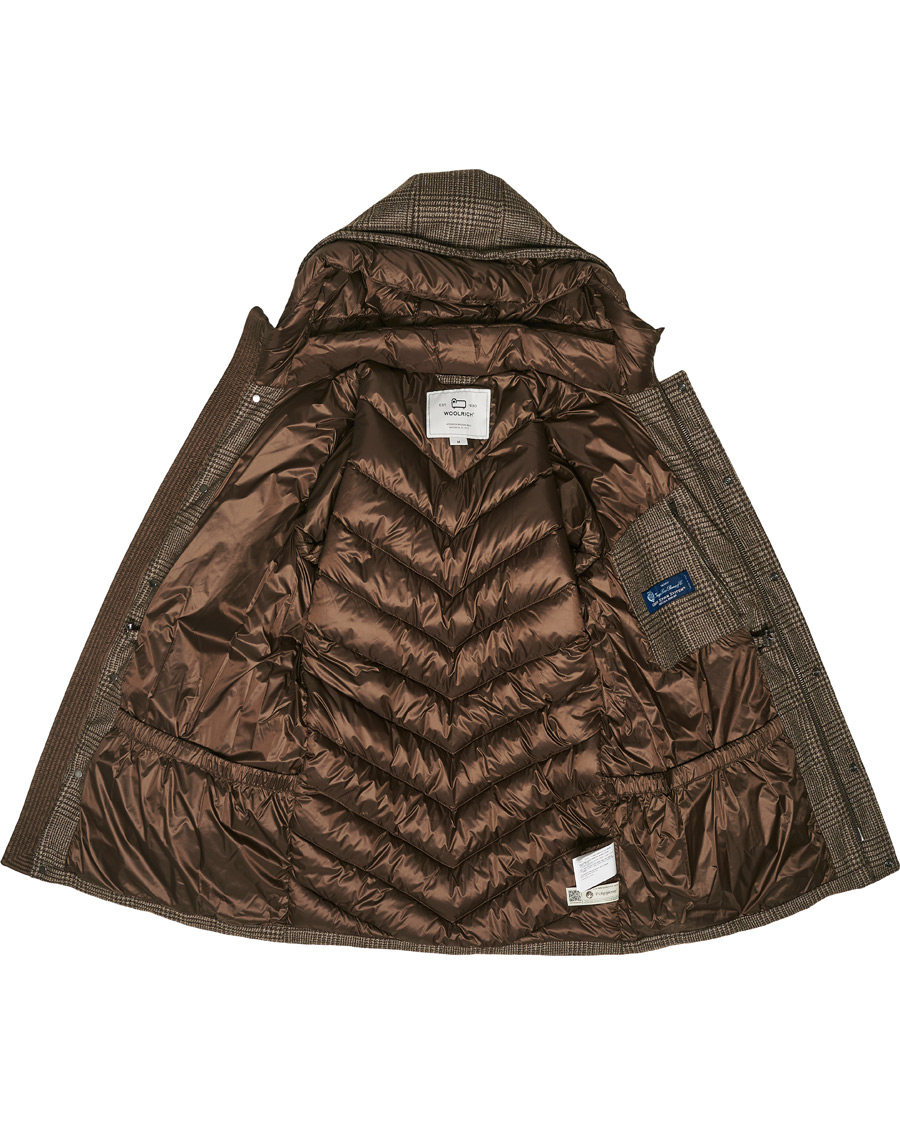 Men | Coats & Jackets | Woolrich | Polar Luxury Eco Wool Parka Prince of Wales