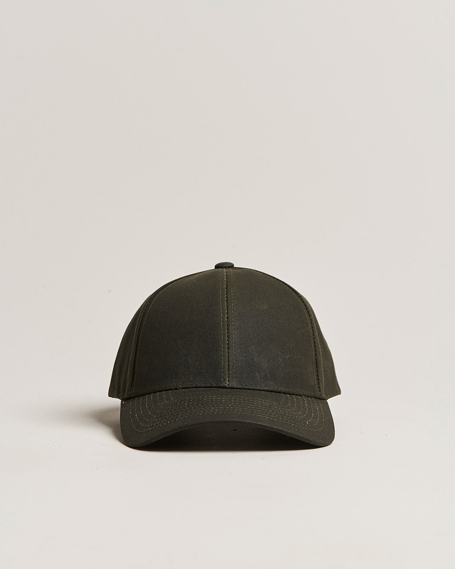 Men | Hats & Caps | Varsity Headwear | Oilskin Baseball Cap Ivy Green