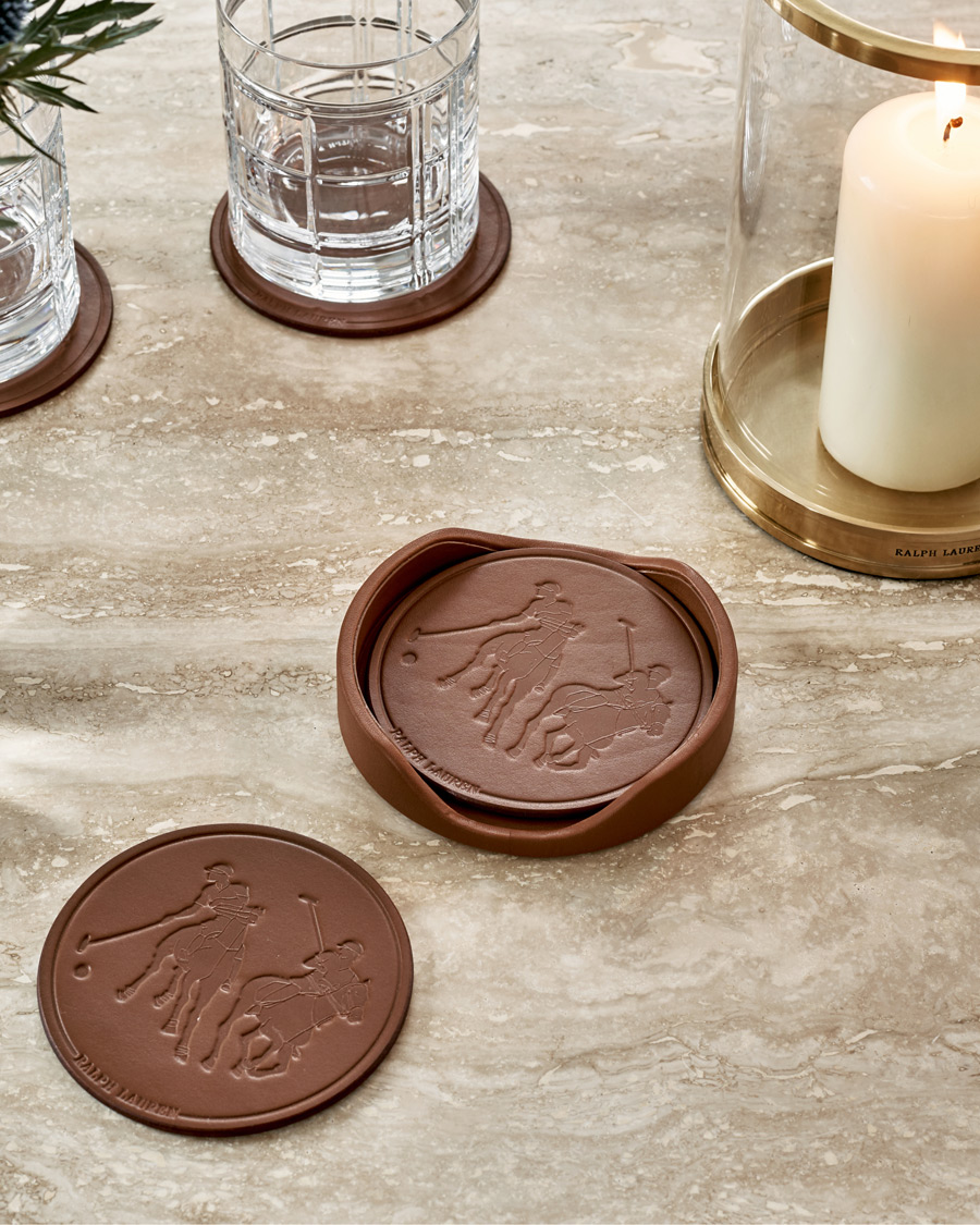 Men | Home | Ralph Lauren Home | Garrett Leather Coaster Set