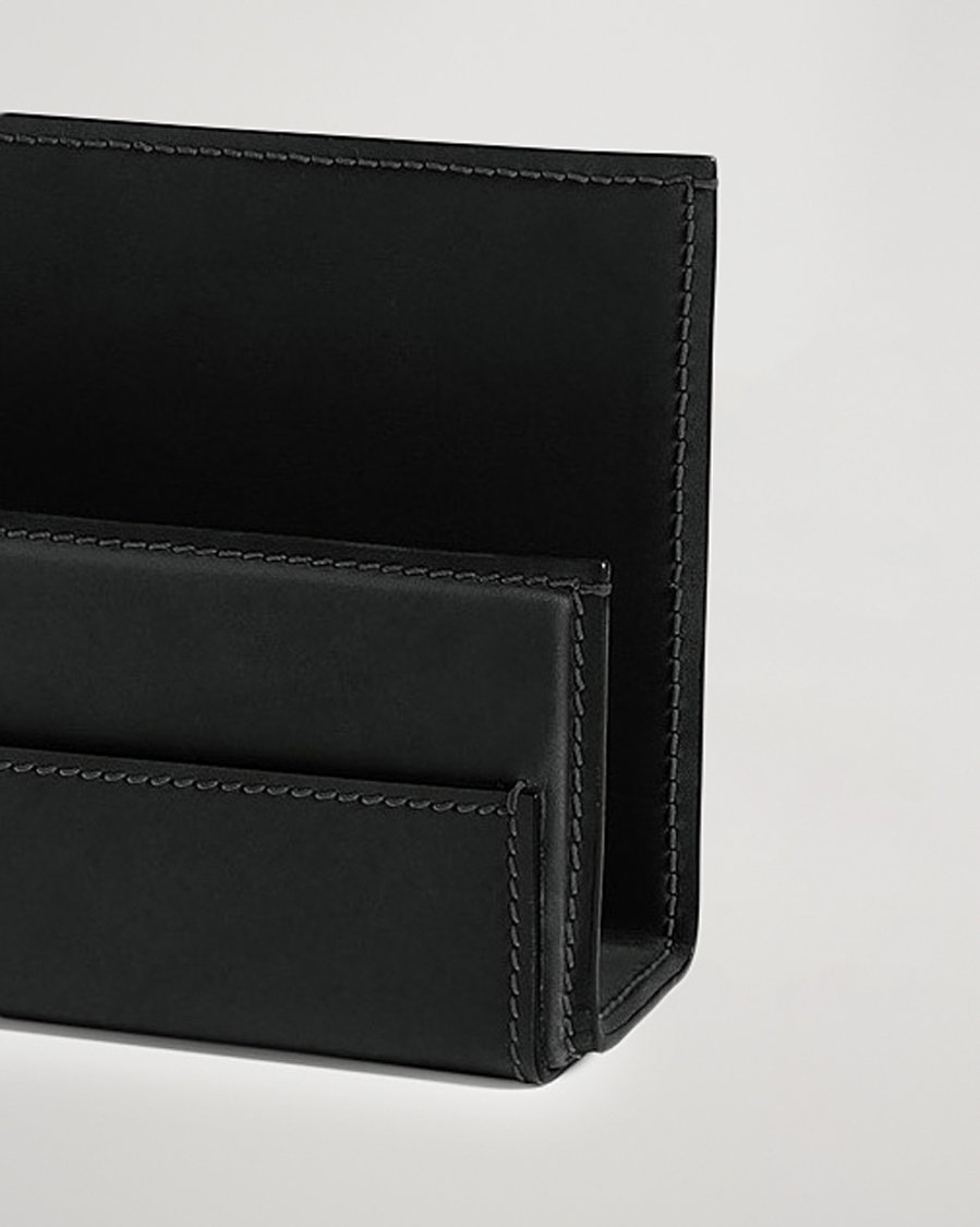 Men | Home | Ralph Lauren Home | Brennan Leather Letter Rack Black